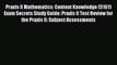 Download Praxis II Mathematics: Content Knowledge (5161) Exam Secrets Study Guide: Praxis II