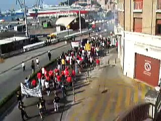 MANIFESTAZIONE ULTRAS ANCONA 28 APRILE 2007