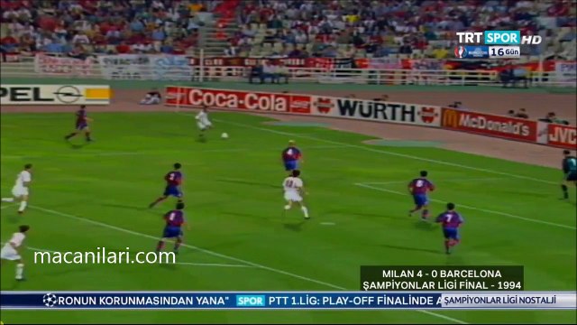 [HD] 18.05.1994 - 1993-1994 UEFA Champions League Final Match AC Milan 4-0 Barcelona