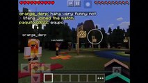 EPIC FAIL ON FIRST VIDEO UPLOAD LBSG SURVIVAL GAMES ON MINECRAFT PE