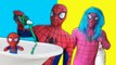 Pink Spidergirl Spiderman & Spiderbaby Bathtime Baby Bath Time w_ Frozen Elsa! Funny Superheroes (1080p_30fps_H264-128kbit_AAC)