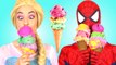 Spiderman & Frozen Elsa vs Ice Cream Spell! w_ Pink Spidergirl, Joker, Giant Candy & Elsa Kidnapped (1080p_30fps_H264-128kbit_AAC)