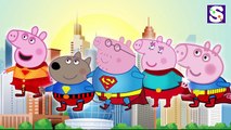Nursery Rhymes Songs | Peppa Pig Superman Finger Family Nursery Rhymes Simple Songs