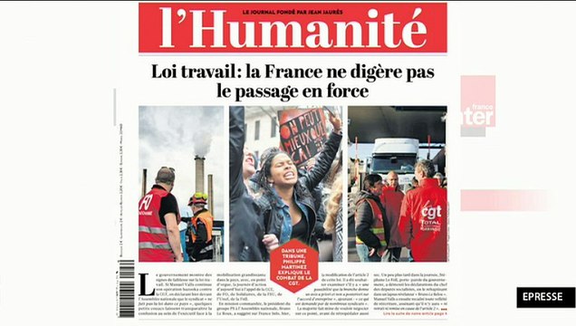 La Revue de Presse d'Hélène Jouan du 26 mai 2016