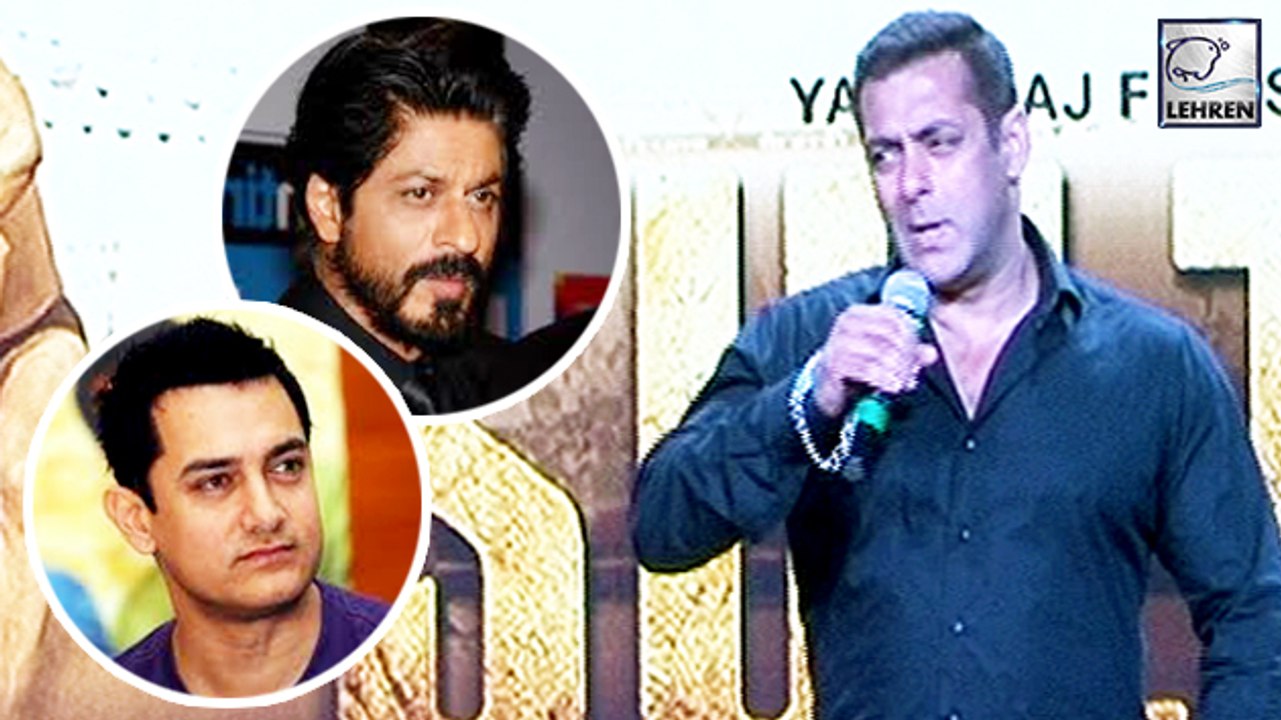Salman Khan Takes Dig At Shahrukh & Aamir At Sultan Trailer Launch