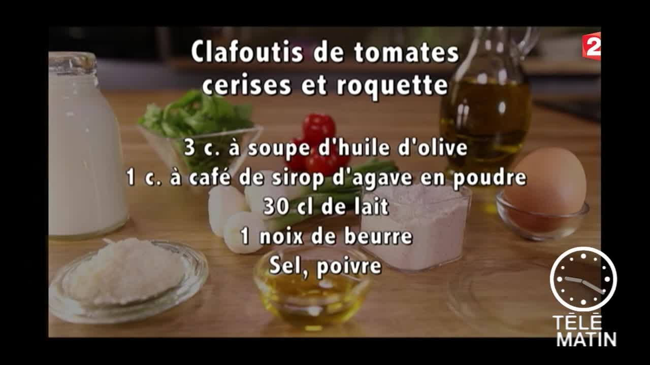 Gourmand - Clafoutis tomates cerise et roquette - 2016/05/26