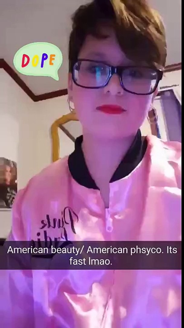 ⁣Snap chat american beauty/ american physco