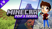 Top 5 Minecraft 1.9 Seeds | BEST SEEDS FOR MINECRAFT! (2016)