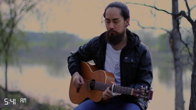 Jouer de la guitare accelérée 20 fois donne le son d'un Violoncelle - Reprise Here comes the sun - Beatles