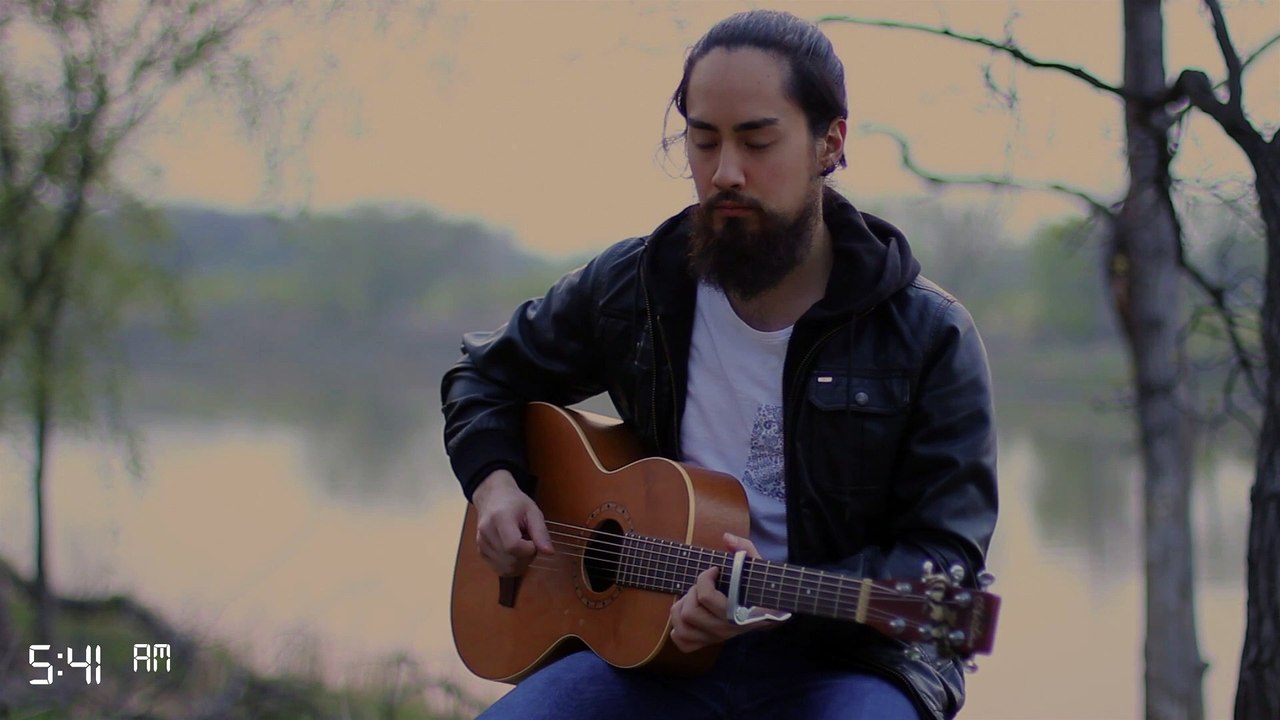 Jouer de la guitare accelérée 20 fois donne le son d'un Violoncelle - Reprise Here comes the sun - Beatles