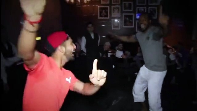 RCB celebration after wining IPL semi final 2016