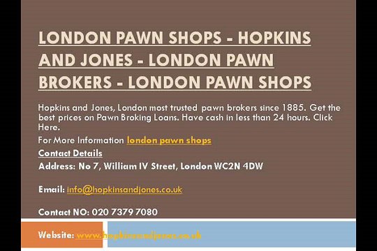 london pawn shops