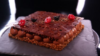 Fantastik au chocolat, mûres et framboises par Christophe Michalak (#DPDC)