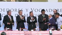DISCURSO 93o ANIV  DE LA UNION DE EMPRENDEDORES Y VOCEADORES DE LOS PERIODICOS DE MEXICO