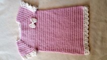 Crochet christening dress - dress for baptism - Part 2 / 6 by BerlinCrochet