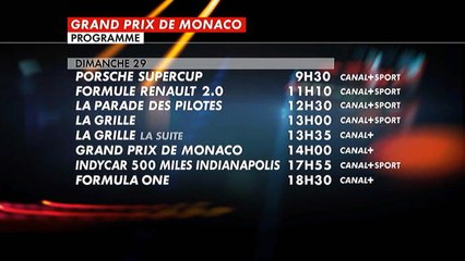 Grand Prix de Monaco - Le programme du week-end