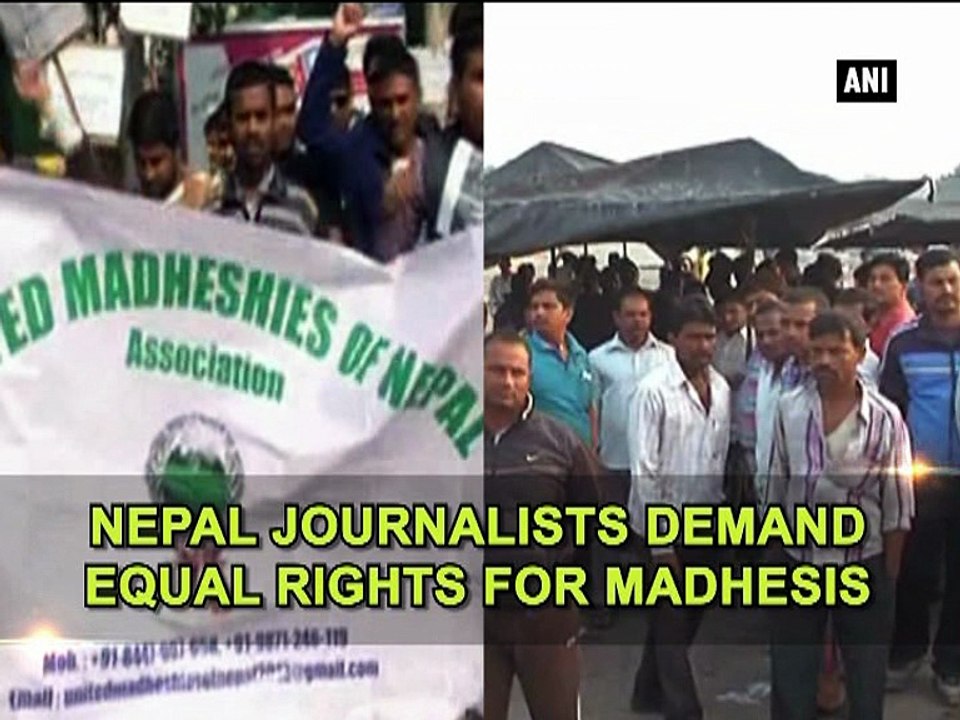 Nepal journalists demand equal rights for Madhesis