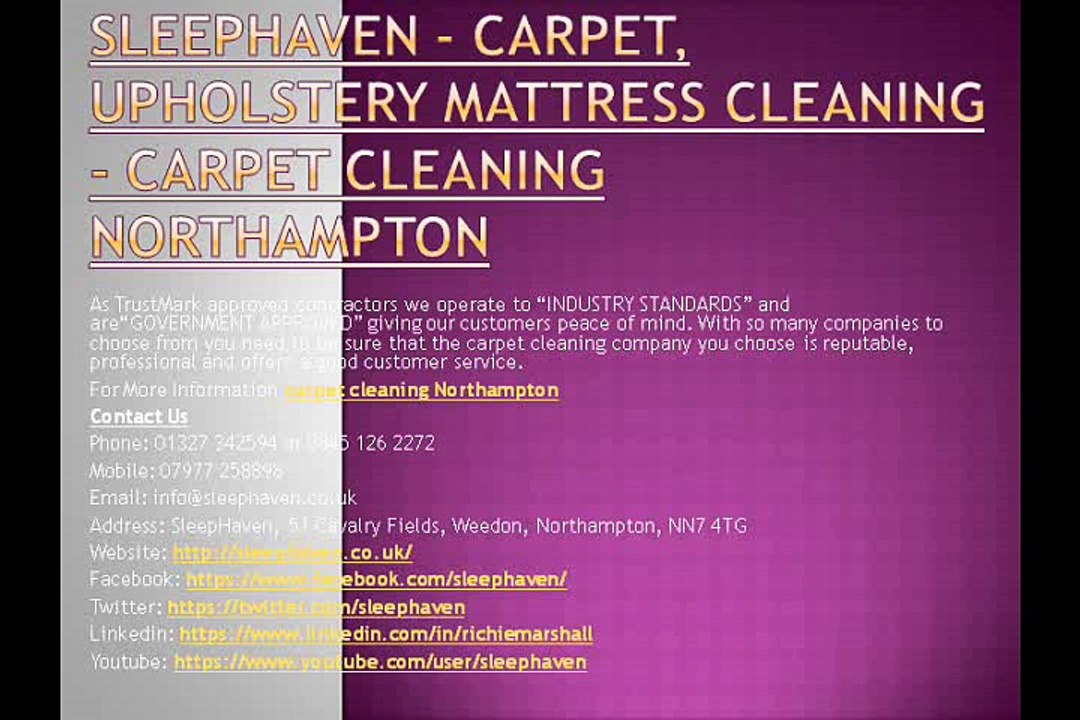 carpet cleaners northampton