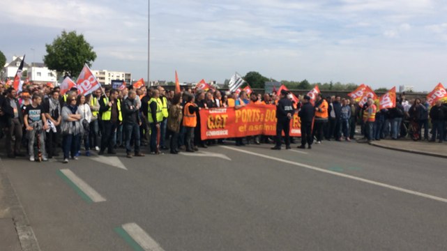 Manifestation contre la loi Travail à Lorient