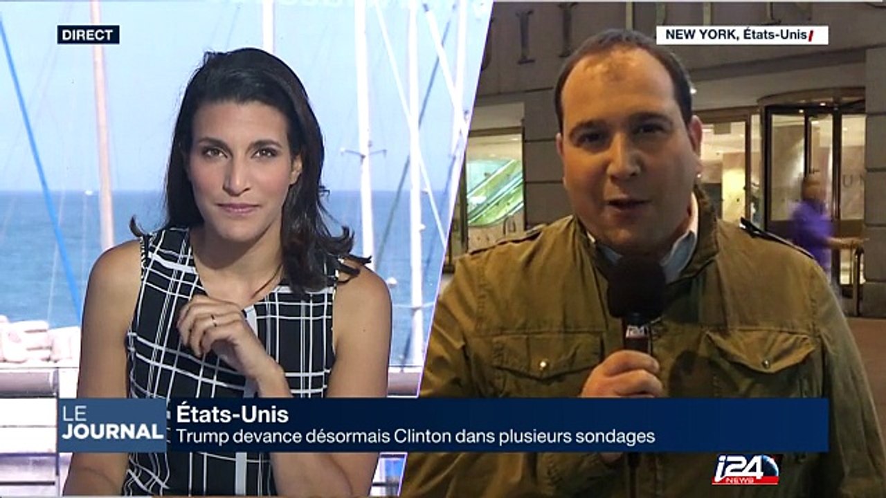Trump devance désormais Clinton dans plusieurs sondages-Correspondance David Benaym