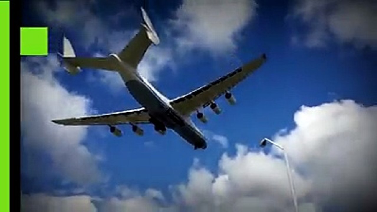 Biggest plane on Earth lands in Australia