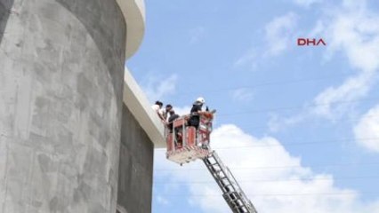 Bursa Cami İnşaatında Çalışan İşçi Ölümden Döndü