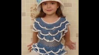 Crochet baby dress- How to crochet an easy shell stitch baby (WOC)