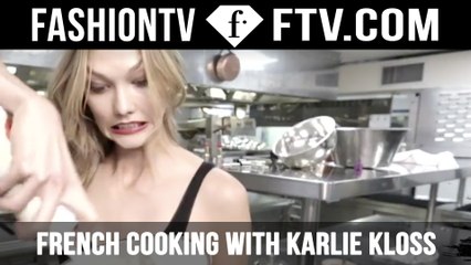 Karlie Kloss Tries Cooking at Cannes - L'Oreal  | FTV.com