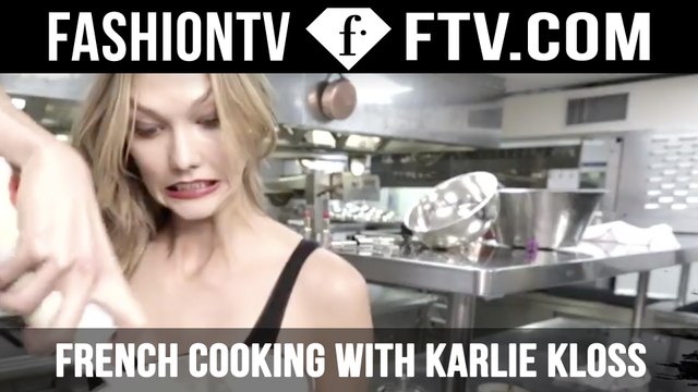 Karlie Kloss Tries Cooking at Cannes - L'Oreal | FTV.com