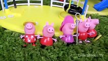 Five Peppa Pigs Playing in the Playground   Peppa Pig English Episodes   Peppa Pig Story Video