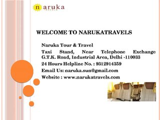 Tour and Travels in Delhi | Tempo Traveller in Delhi - Narukatravels.com