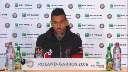 Roland-Garros - Kyrgios : "Gasquet, un gars très sympa"