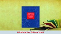 PDF  Minding the Others Mind Download Online