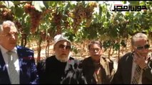 فودة وجمعة يتفقدان مزرعة المغربي بطور سيناء