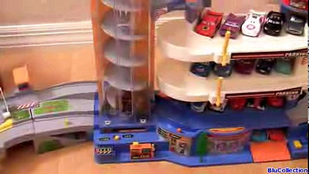 3 Tomica Playsets Highway Pursuit Speedway Tomy Auto Parking Garage w Disney Pixar Cars 2