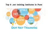 .Net Training Institutes in Pune