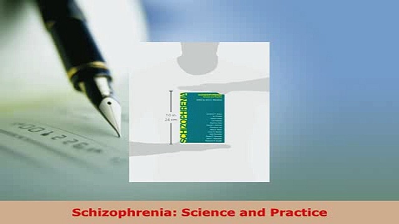 PDF  Schizophrenia Science and Practice Read Full Ebook