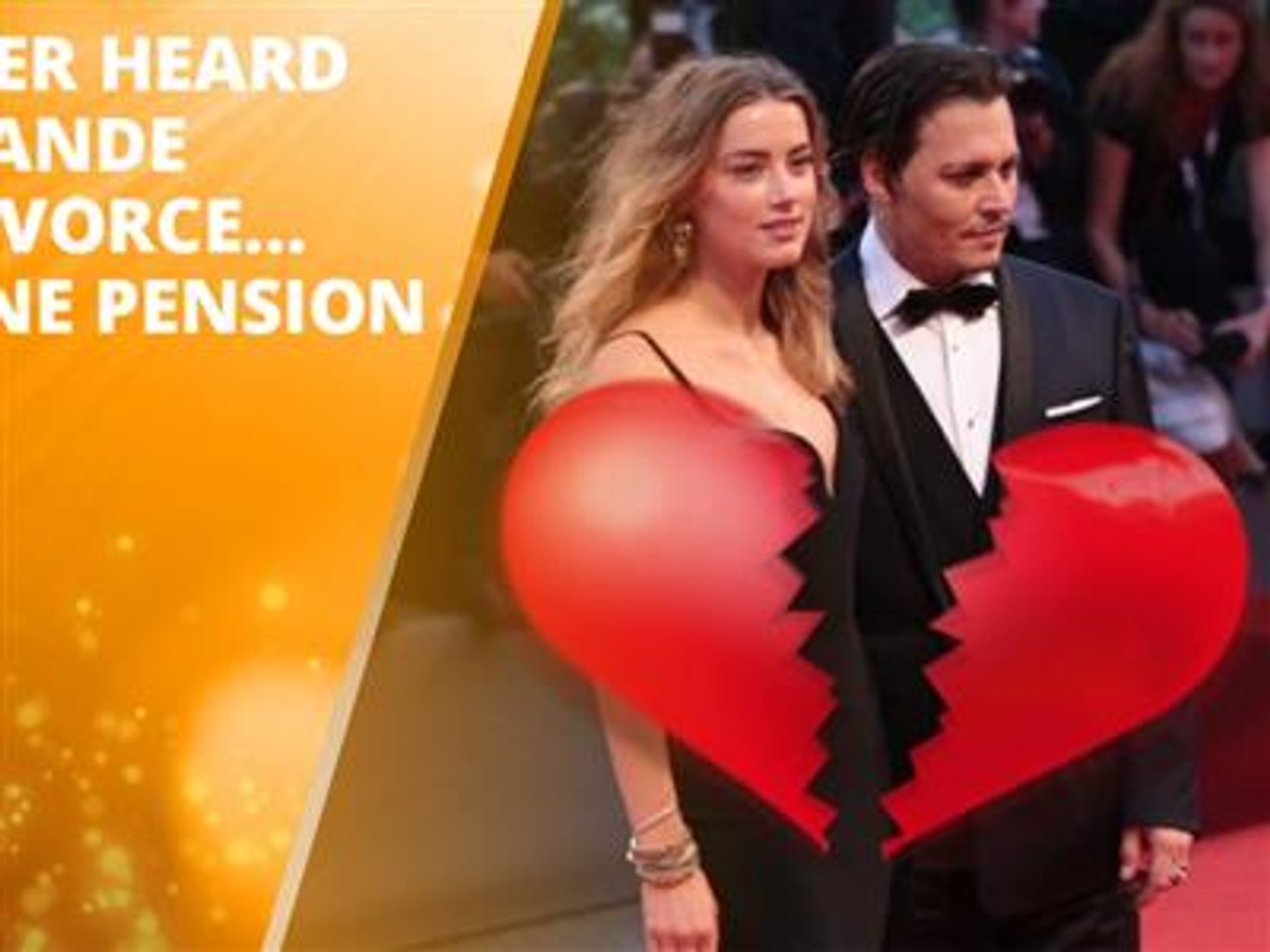⁣C'est fini entre Johnny Depp et Amber Heard !