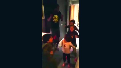 Sammy Dance on Champion with Shahid Afridi Kids