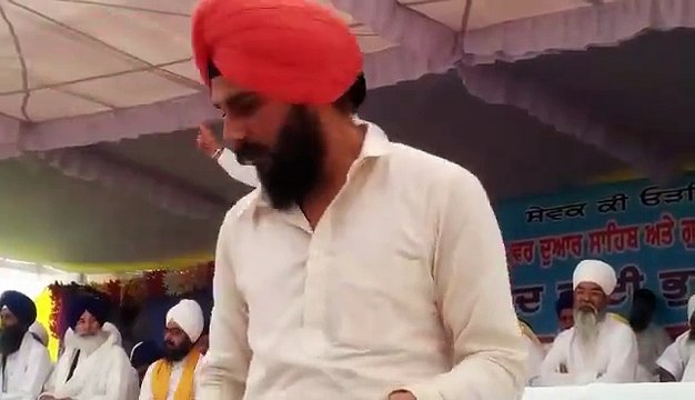 sarbjit dhunda at baba bhupinder singh antim ardas