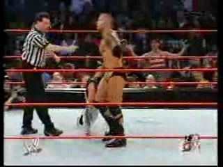 the Rock vs jeff Hardy