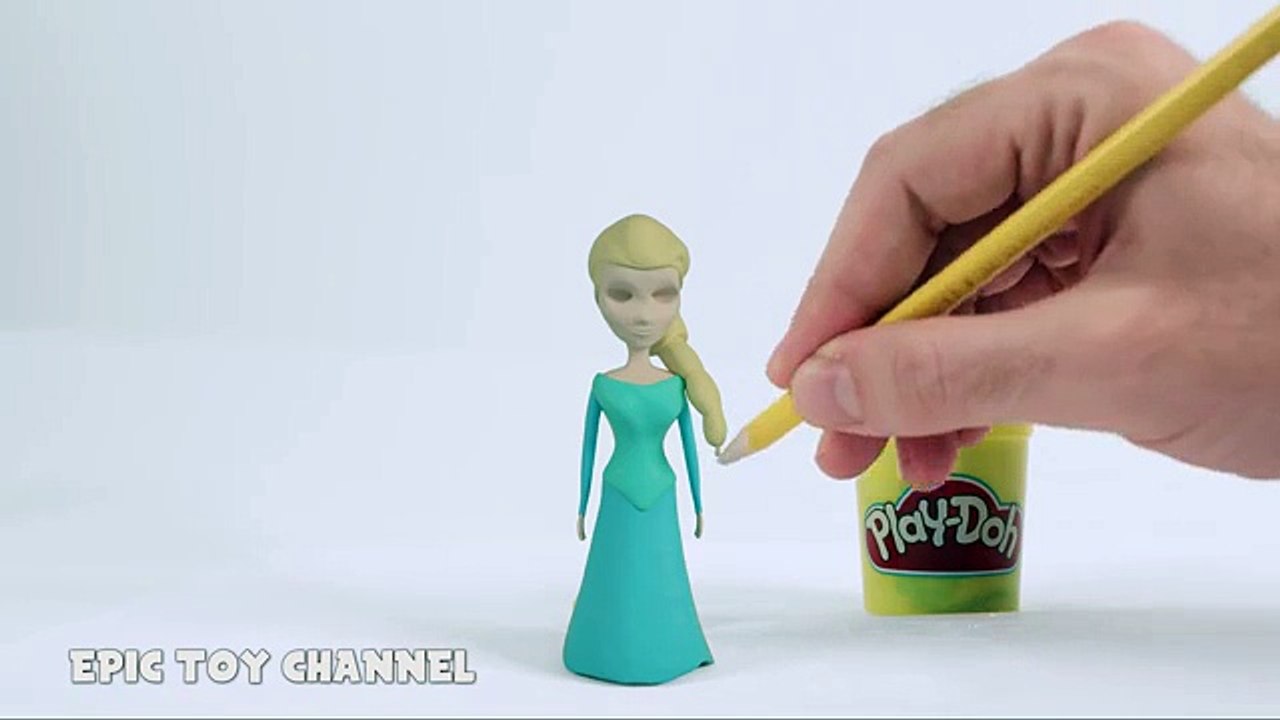 Play Doh Frozen Stop Motion Elsa & Olaf Playdough Animación de Disney Frozen