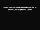 Read Democratic Consolidation in E Europe (01) by Zielonka Jan [Paperback (2001)] Ebook Free