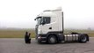 Het geluid van Scania Truck Driving Simulator