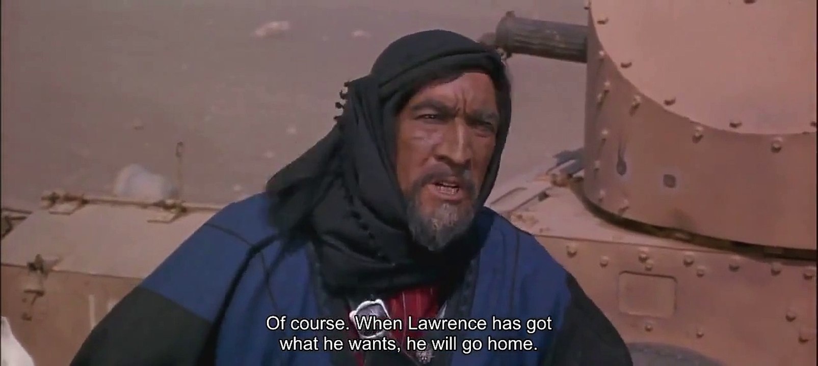 "Going home" - Lawrence of Arabia