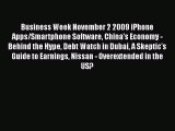 [PDF] Business Week November 2 2009 iPhone Apps/Smartphone Software China's Economy - Behind