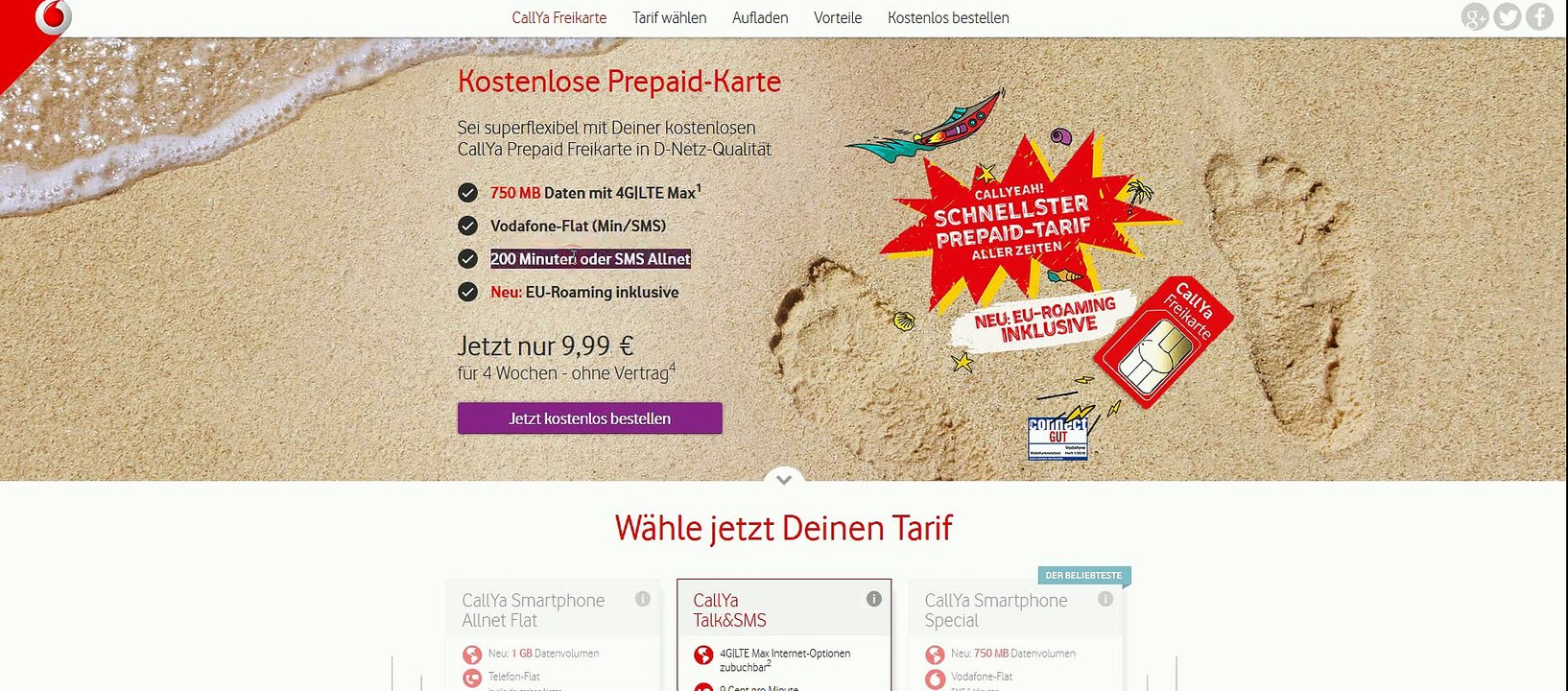 gratissimo.net - Gratis SIM Karten Angebote im Vergleich