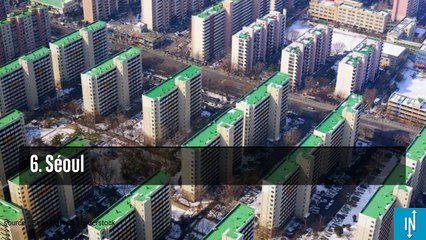 Voici les quartiers d'habitation des plus grandes villes au monde