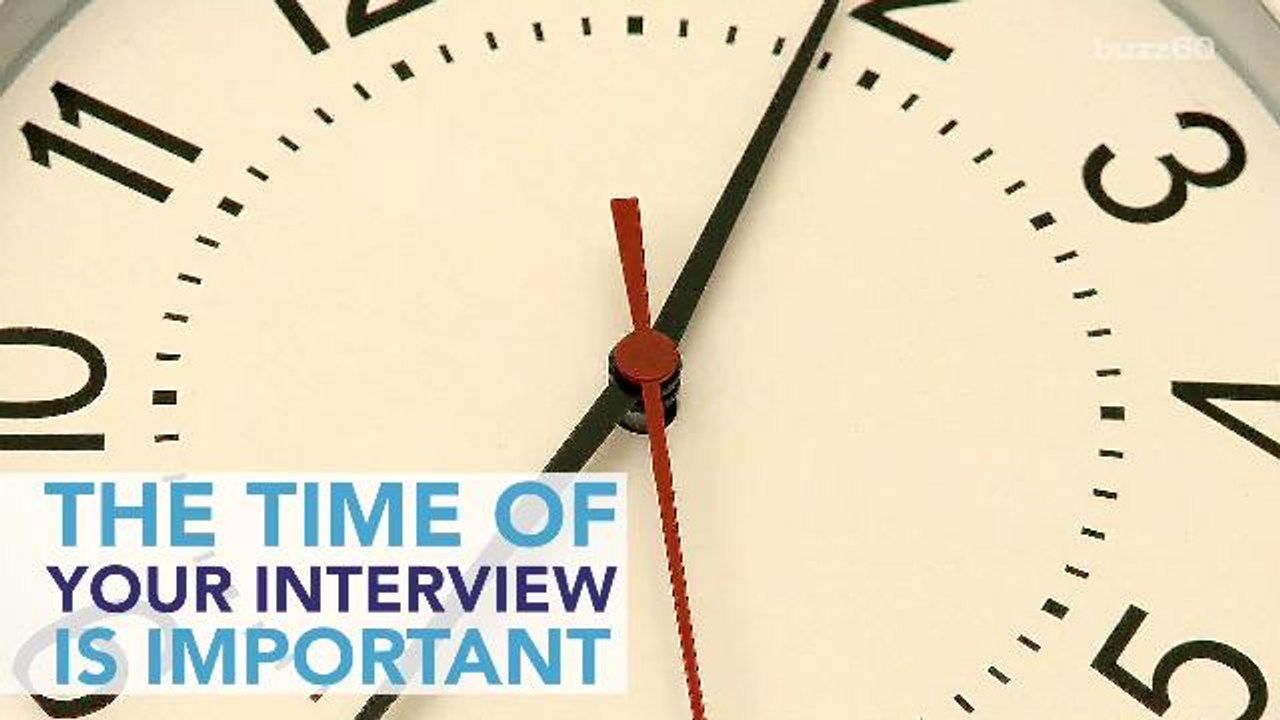 The Best Time To Schedule A Job Interview