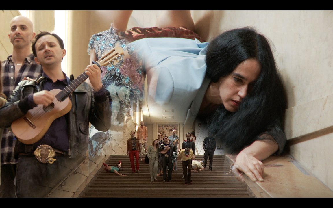 Vue sur les marches : Roni Haver et Guy Weizman